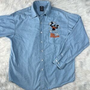 Vintage Warner Bros. Daffy Duck Button Down Shirt